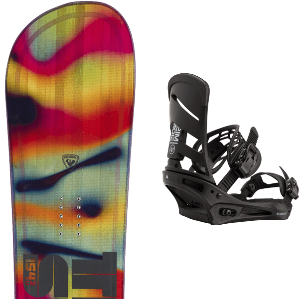 ROSSIGNOL TRICKSTICK + BURTON MISSION BLACK