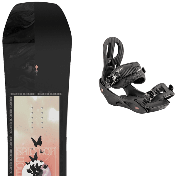 SALOMON NO DRAMA + NITRO RYTHM BLACK BRONZE