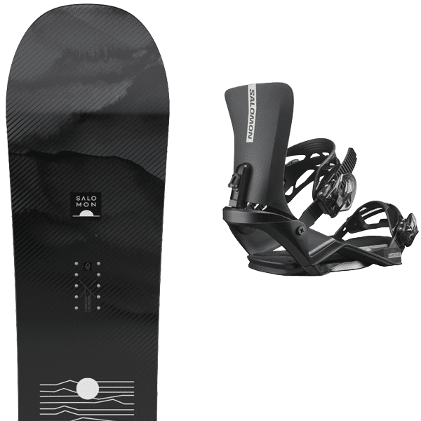 SALOMON PULSE + SALOMON RHYTHM BLACK