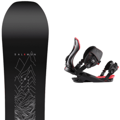 SALOMON SIGHT + ROSSIGNOL COBRA BLACK M/L