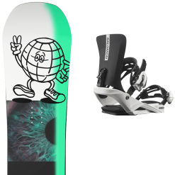 SALOMON SLEEPWALKER GROM + SALOMON RHYTHM JR BLACK/WHITE