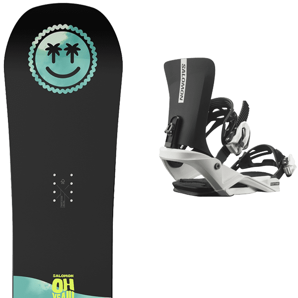 SALOMON OH YEAH GROM + SALOMON RHYTHM JR BLACK/WHITE