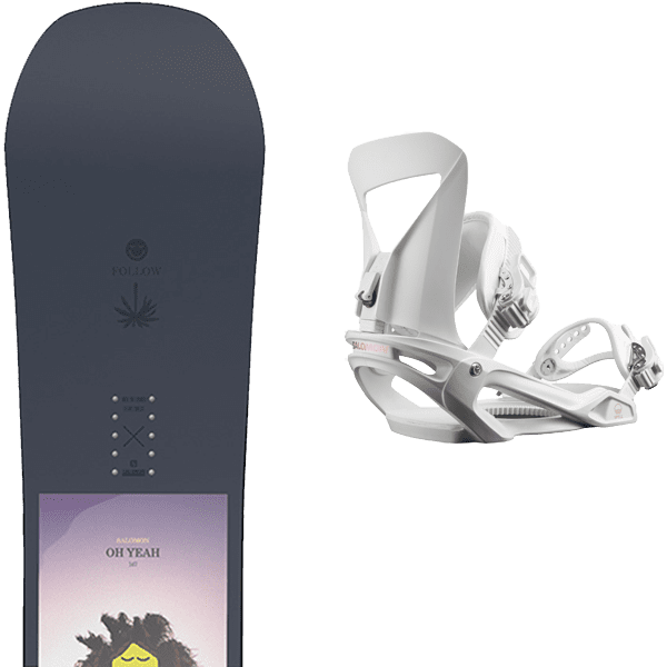 SALOMON OH YEAH W + SALOMON SPELL W WHITE